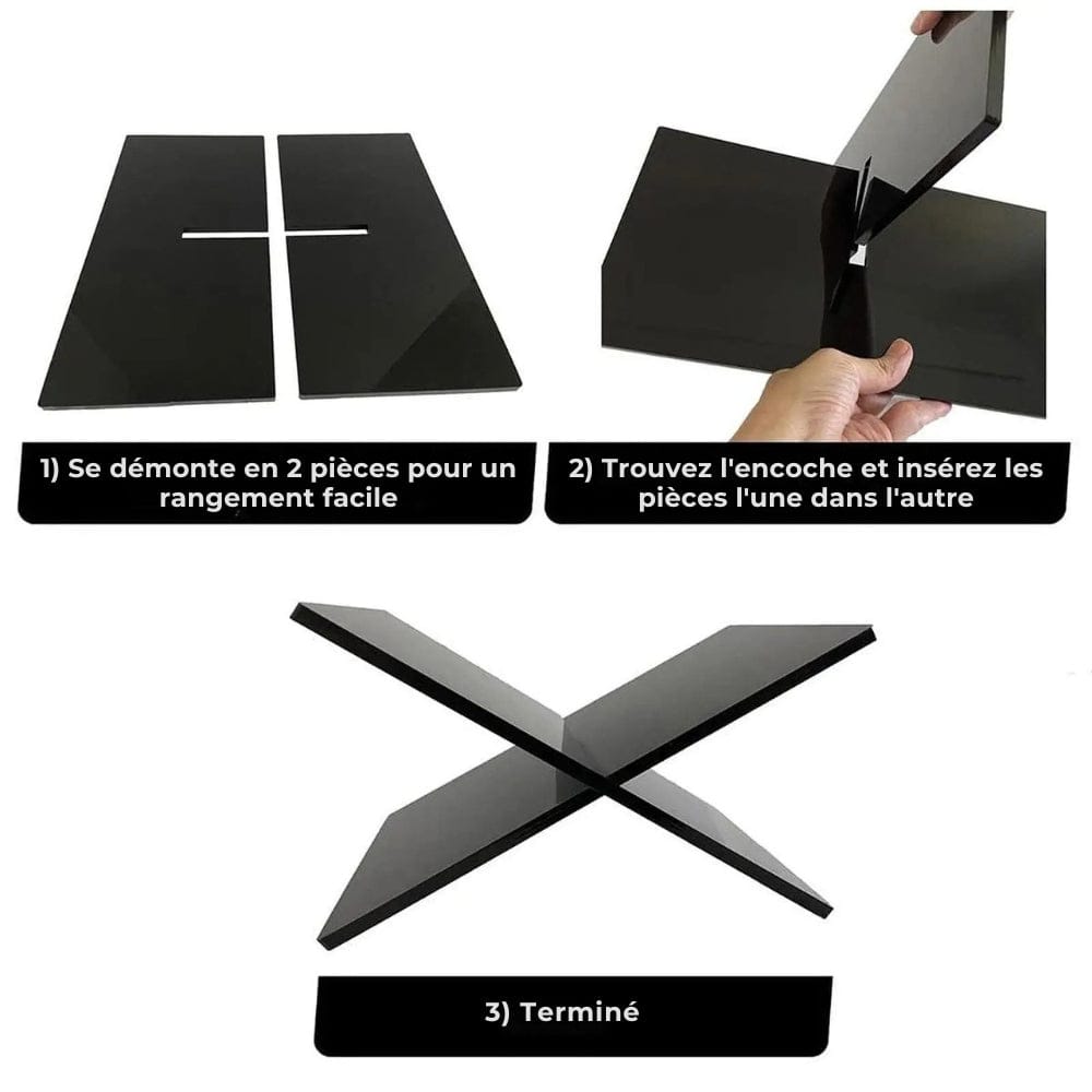 Porte Livre en Forme X