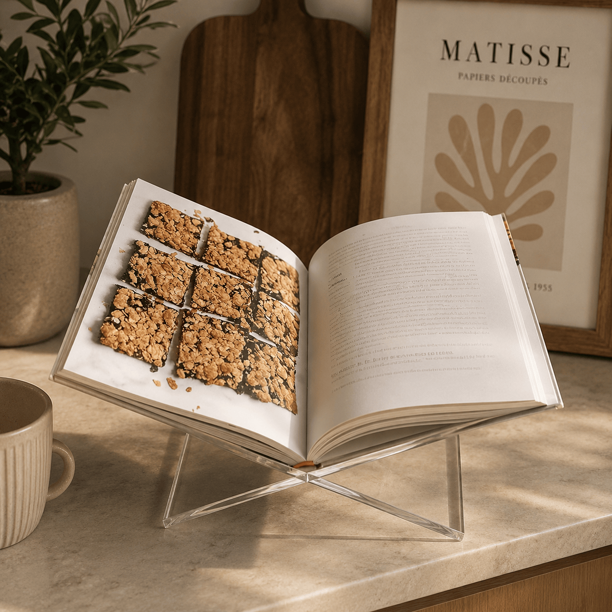 Porte Livre en Forme X