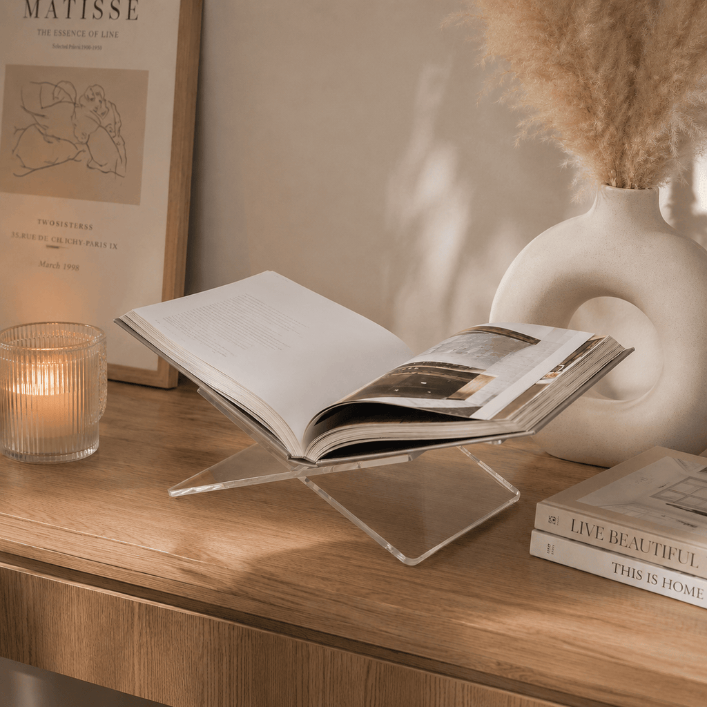 Porte Livre en Forme X