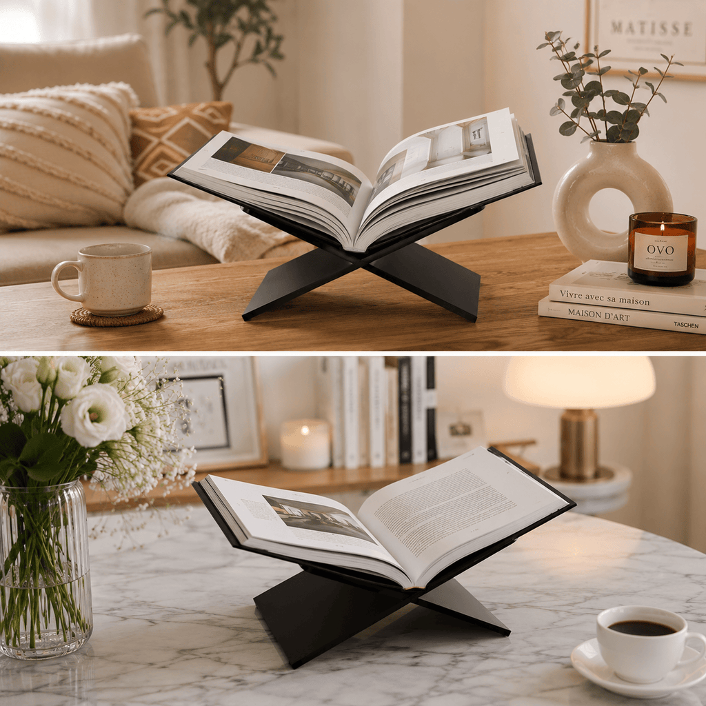 Porte Livre en Forme X