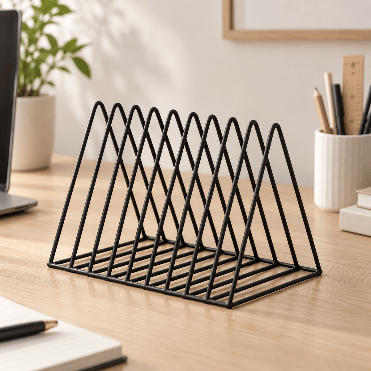 Porte Livre Moderne Métal Accordéon