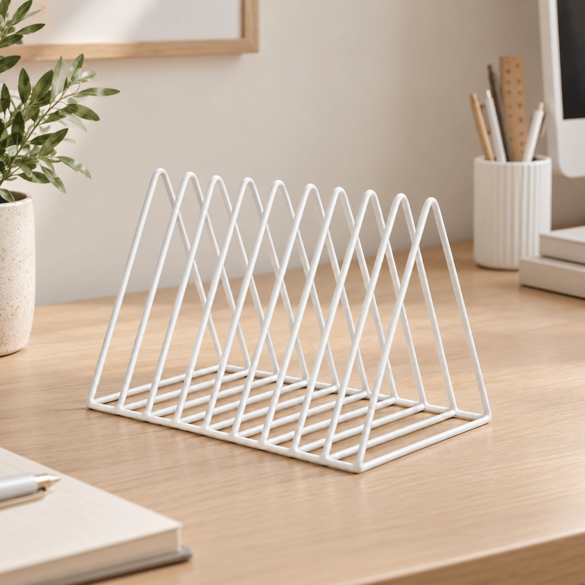 Porte Livre Moderne Métal Accordéon