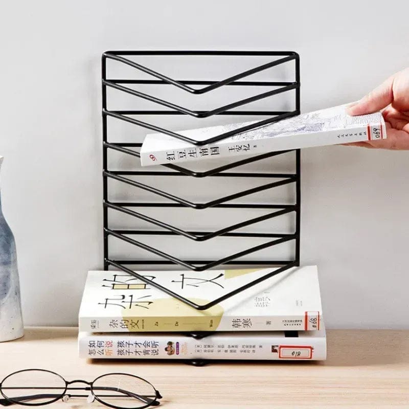 Porte Livre Moderne Métal Accordéon
