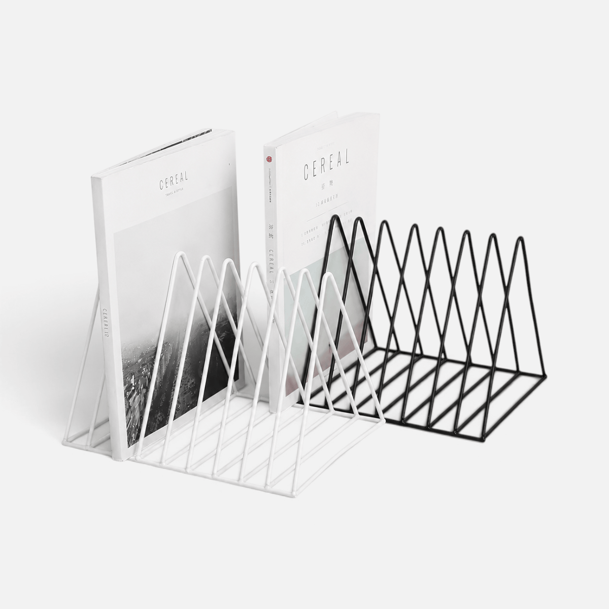 Porte Livre Moderne Métal Accordéon