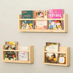 Porte Livre Mural Étagère en Bois
