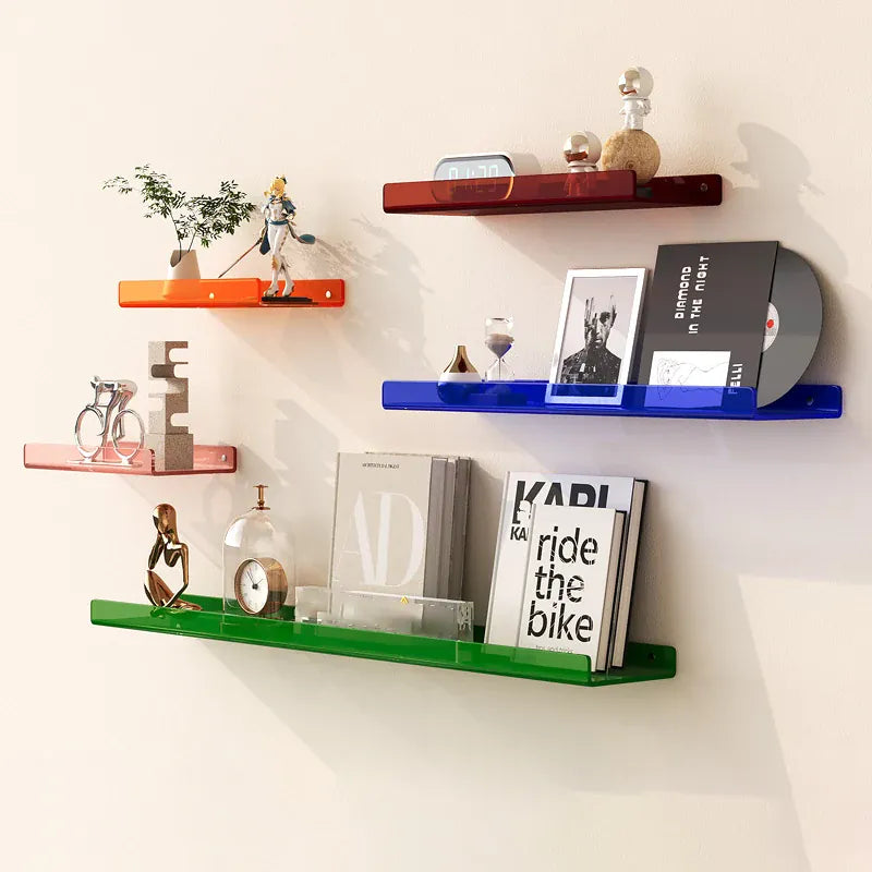 Porte Livre Mural Étagère Transparente