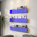Porte Livre Mural Transparent