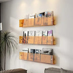 Porte Livre Mural Transparent
