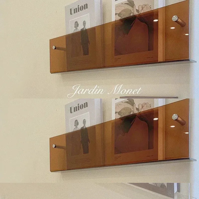 Porte Livre Mural Transparent