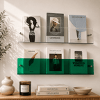Porte Livre Mural Transparent