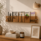 Porte Livre Mural Transparent
