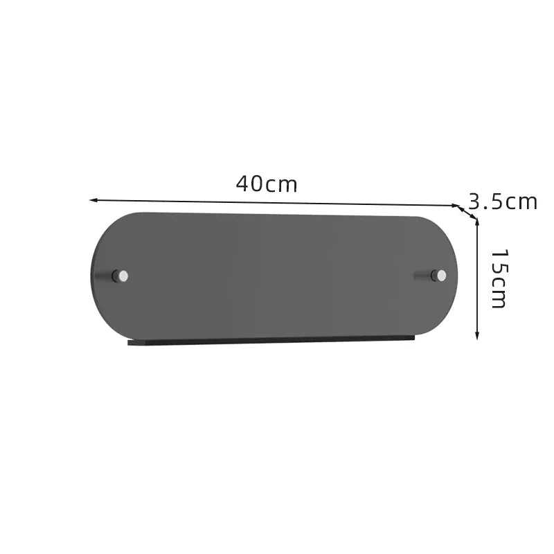 Porte Livre Mural Transparent Circulaire