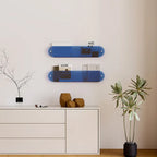 Porte Livre Mural Transparent Circulaire
