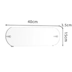 Porte Livre Mural Transparent Circulaire