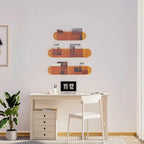 Porte Livre Mural Transparent Circulaire