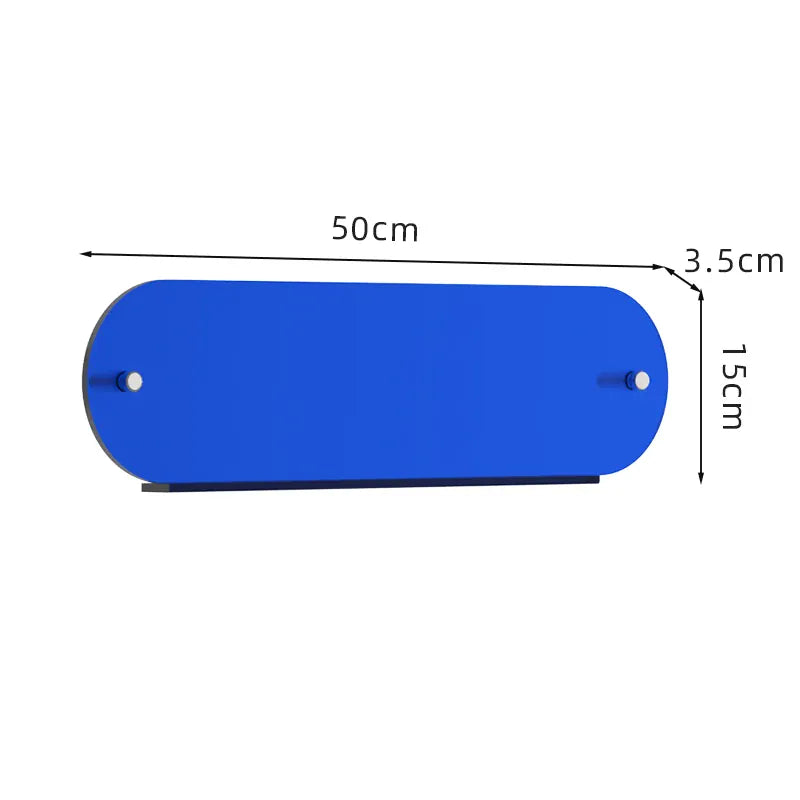 Porte Livre Mural Transparent Circulaire