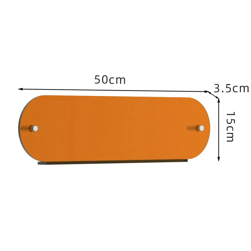 Porte Livre Mural Transparent Circulaire