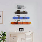 Porte Livre Mural Transparent Circulaire