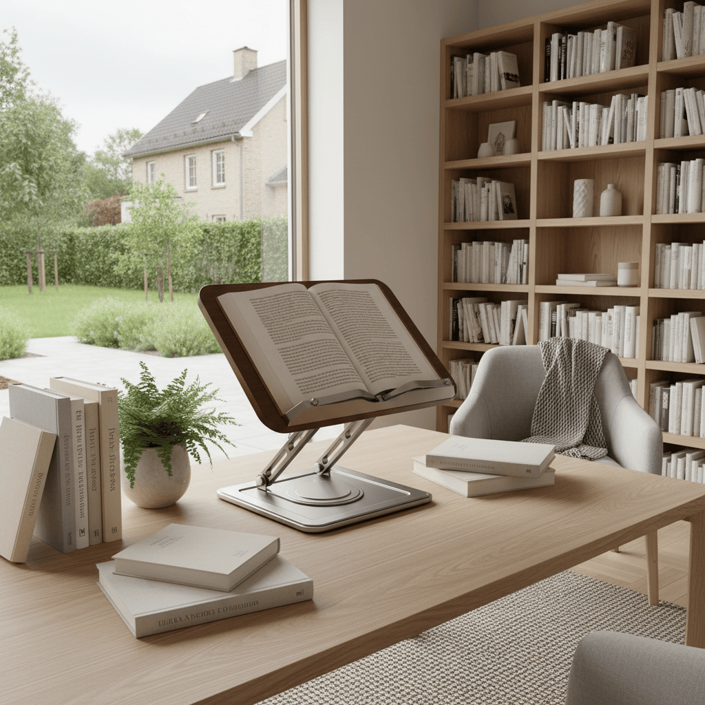 Porte Livre Réglable Rotatif et Inclinable