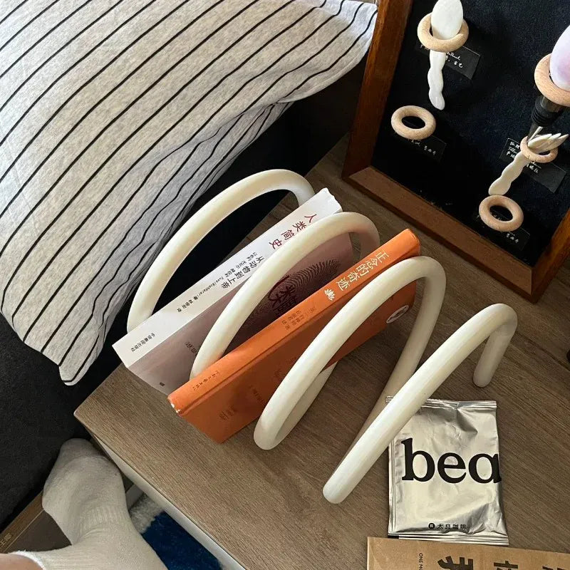 Porte Livre Spirale Moderne