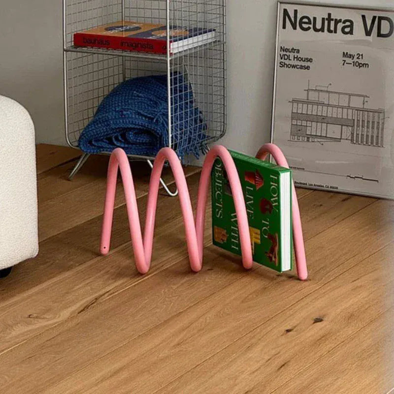 Porte Livre Spirale Moderne