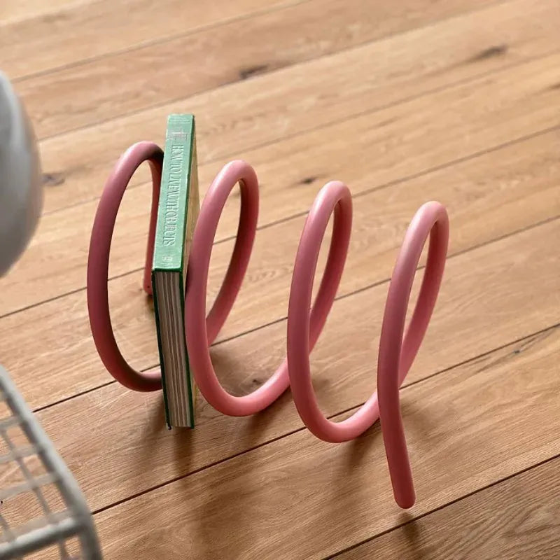 Porte Livre Spirale Moderne