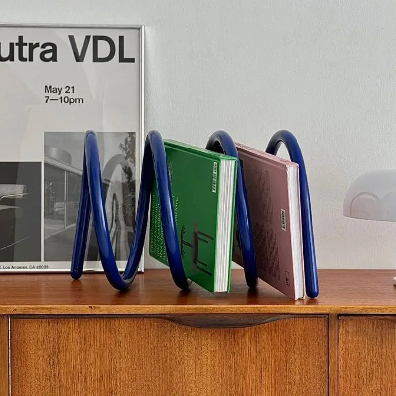 Porte Livre Spirale Moderne