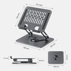 Porte Livre Tablette Rotatif et Pliable