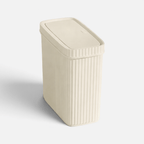 Poubelle Rectangulaire Anti-Odeur Couvercle Clapet