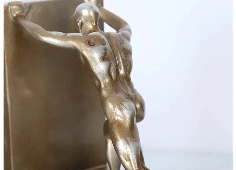 Serre Livre Bronze Doré