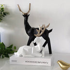 Serre Livre Cerf Décoratif