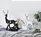 Serre Livre Cerf Décoratif