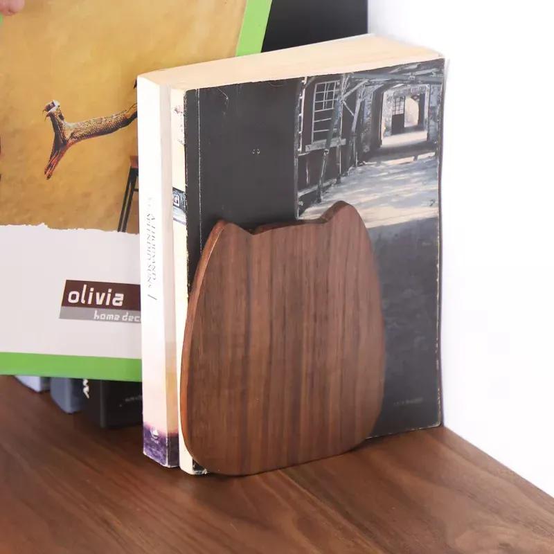 Serre Livre Chat Bois