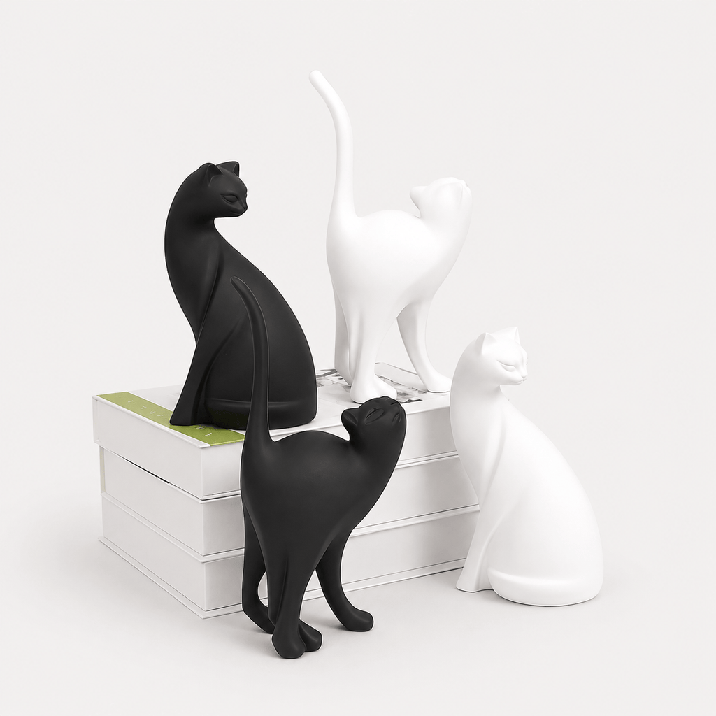 Serre Livre Chat Design Scandinave