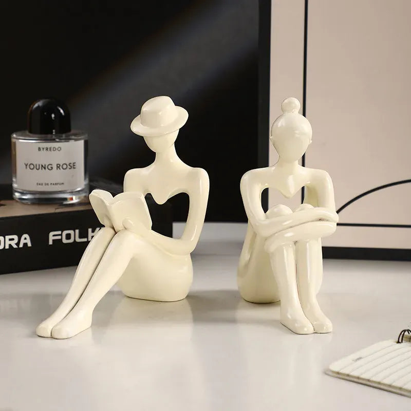 Serre Livre Couple Cœur Design Abstrait