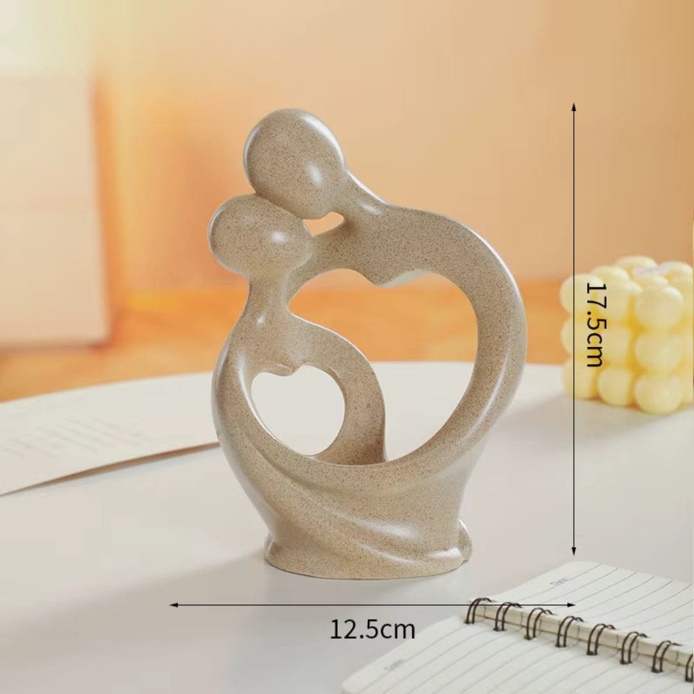 Serre Livre Couple Cœur Design Abstrait