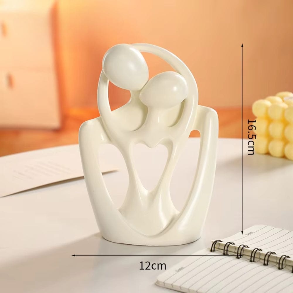Serre Livre Couple Cœur Design Abstrait