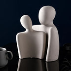 Serre Livre Couple Enlacé Design Abstrait