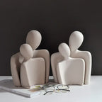 Serre Livre Couple Enlacé Design Abstrait