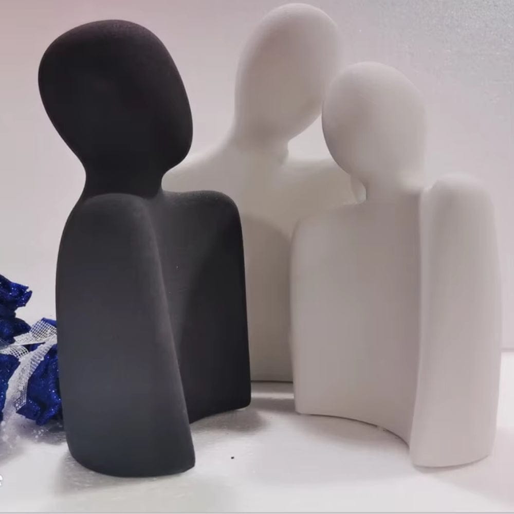 Serre Livre Couple Enlacé Design Abstrait