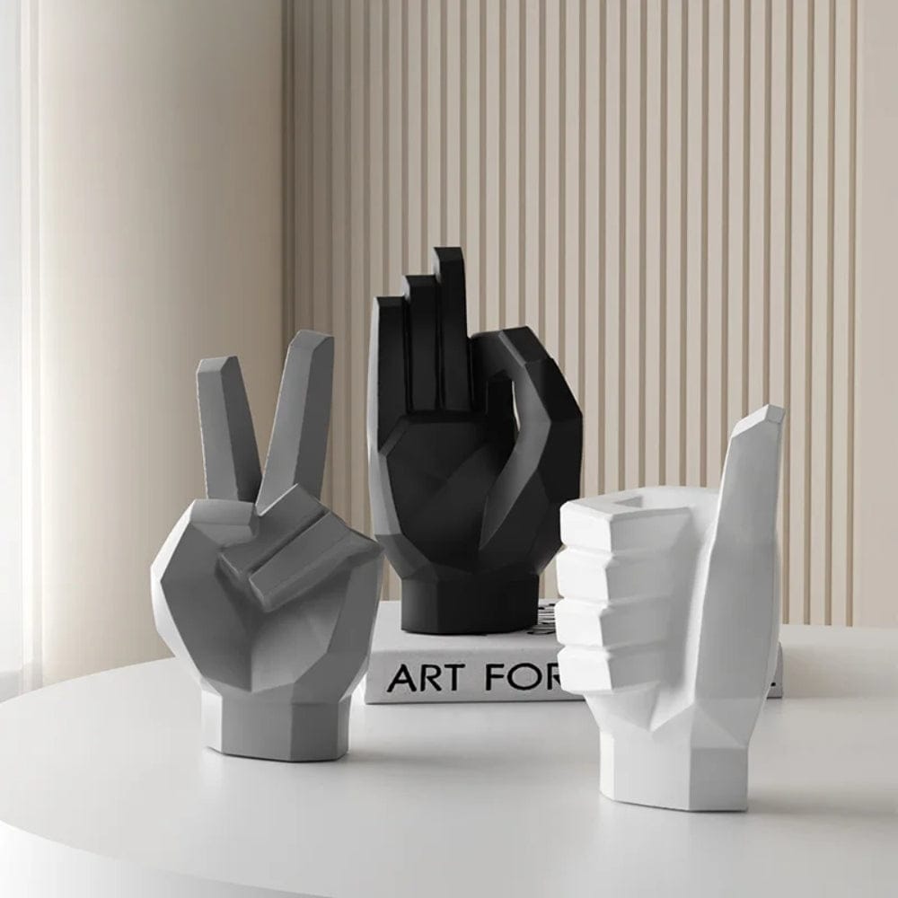 Serre Livre Design Main Abstraite