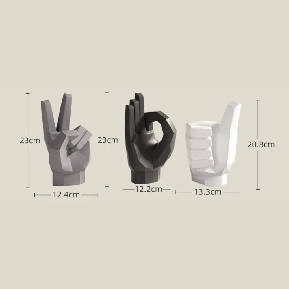 Serre Livre Design Main Abstraite