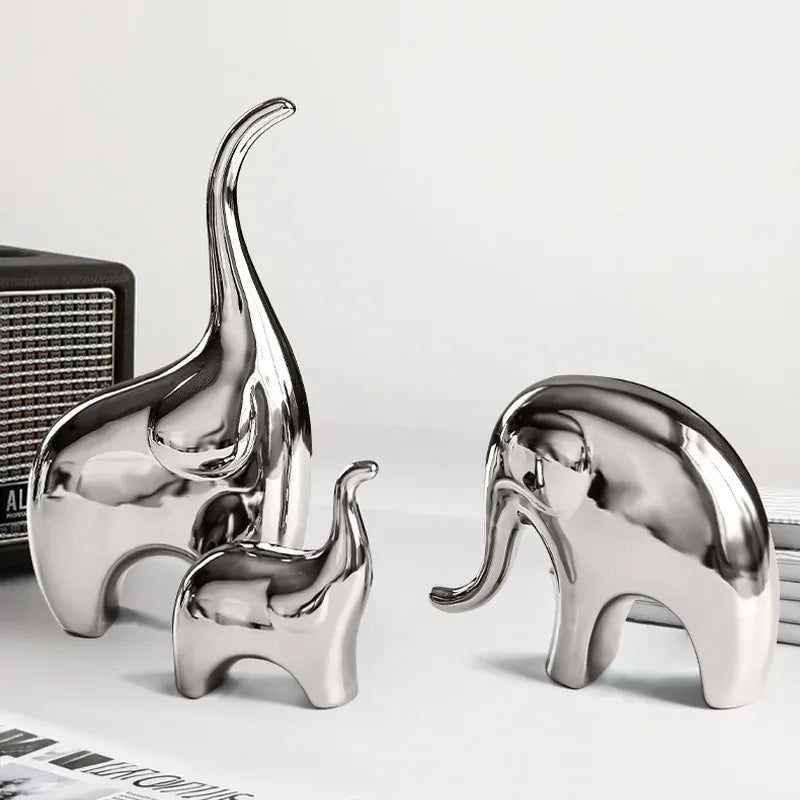 Serre Livre Éléphant Brillant Moderne