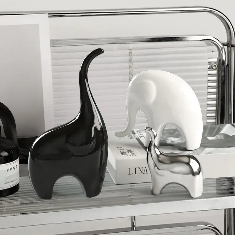 Serre Livre Éléphant Brillant Moderne