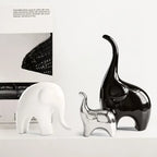 Serre Livre Éléphant Brillant Moderne