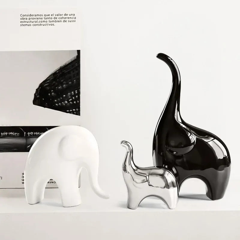 Serre Livre Éléphant Brillant Moderne