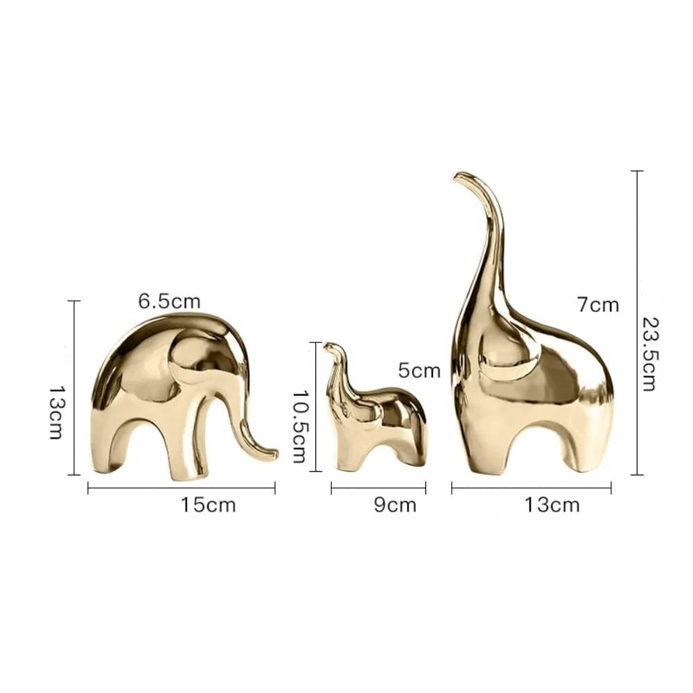 Serre Livre Éléphant Brillant Moderne