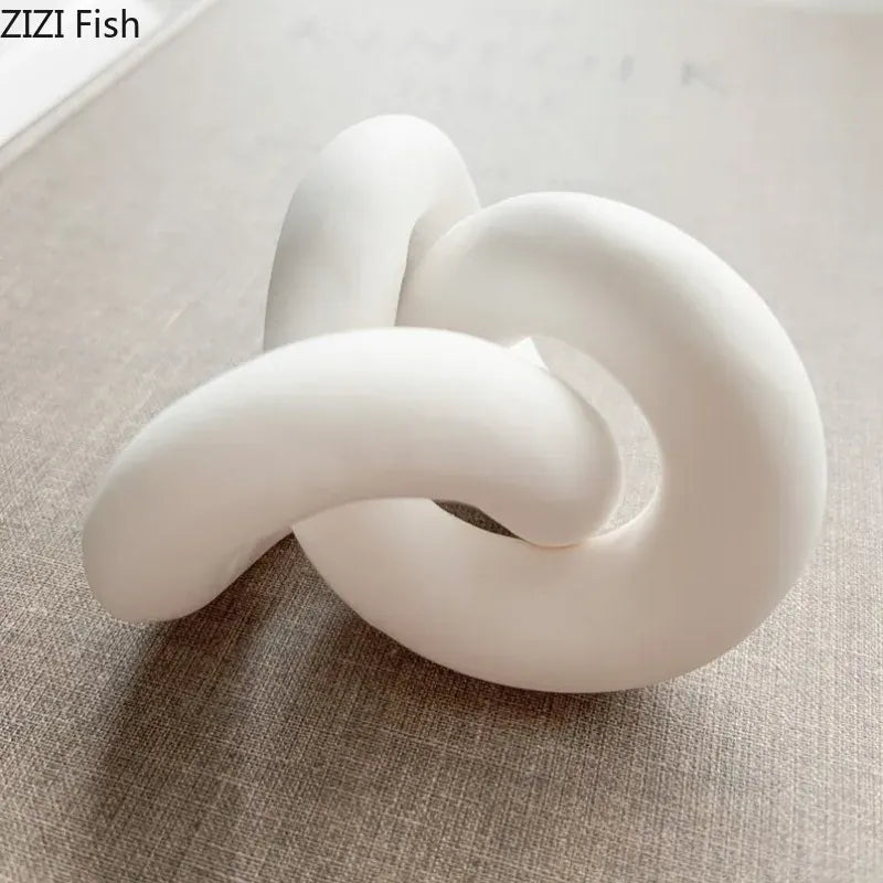 Serre Livre Nœud Abstrait Blanc