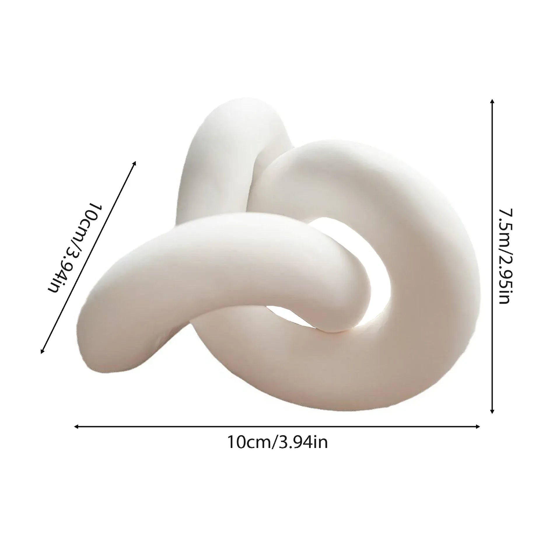Serre Livre Nœud Abstrait Blanc