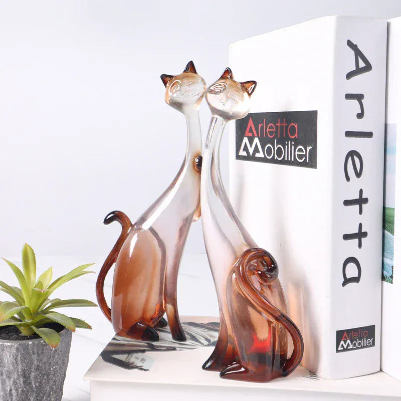 Serre Livre Sculpture Chat